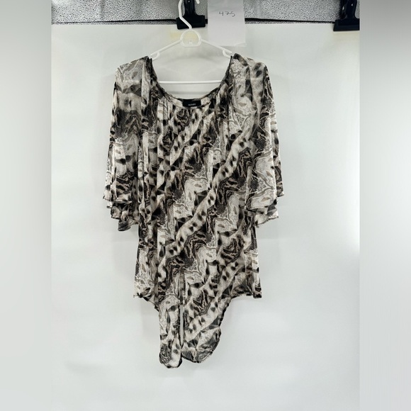 Alfani grey blouse hi low asymmetrical size XL - Picture 1 of 6